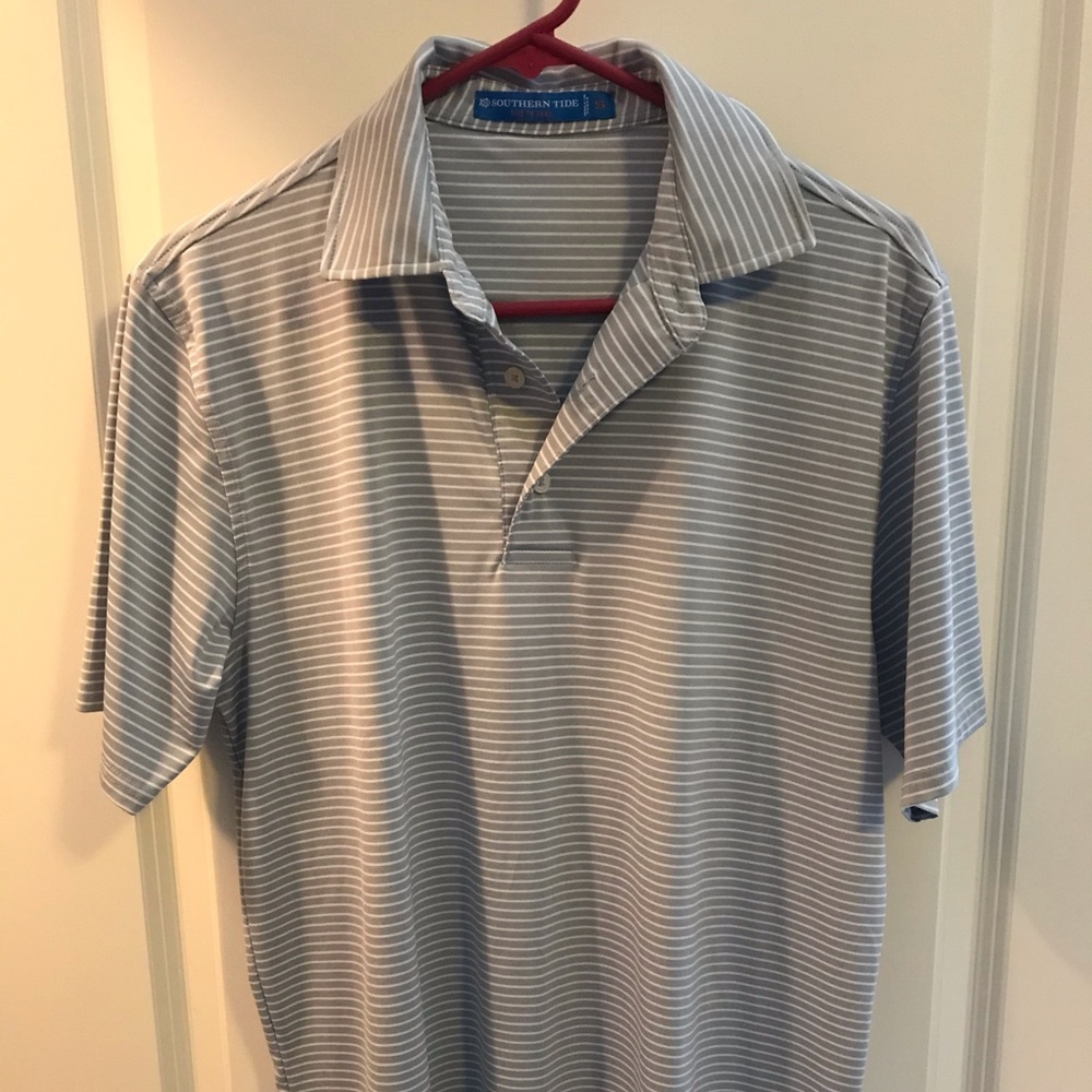 Silver Southern Tide polo